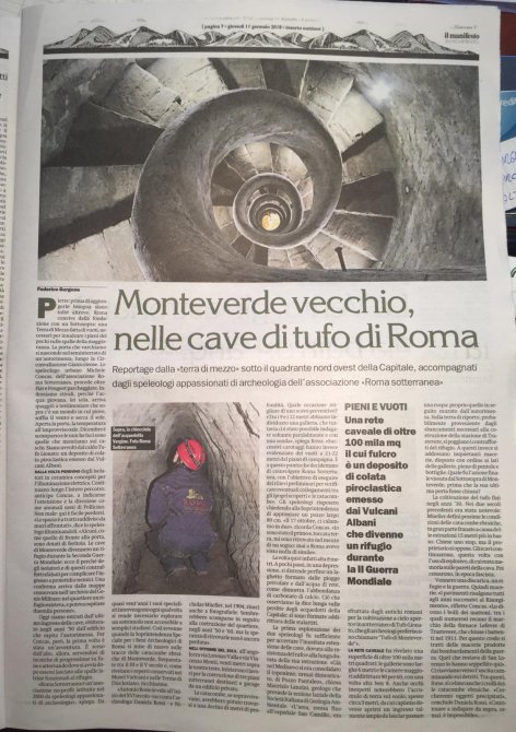 Monteverde vecchio, nelle cave di tufo di Roma